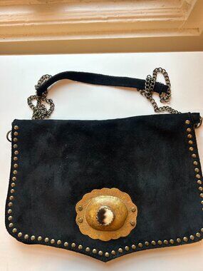 Morroccan Crossbody Suede Bag